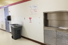 Looking southeast in cafeteria