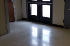 Looking northeast in cafeteria