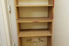 1st Floor Kitchen (looking west toward storage shelves in closet)