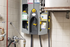 Looking south in kitchen