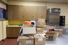 1st Floor Kitchen (looking south toward back wall of kitchen)