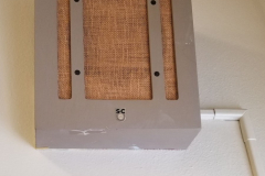 210 (old PA speaker on north wall)