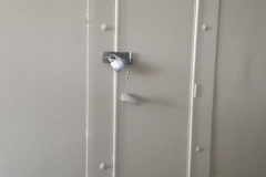 Main hallway circuit panel outside district offices