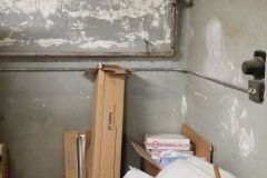 Locker room interior room looking west