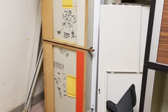 Locker room shower room middle storage room