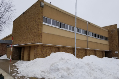 Central Family Center Exterior (looking SW at NE exterior corner of building)