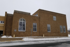 Central Family Center Exterior (looking at north side of building (west side) with gymnasium on right)