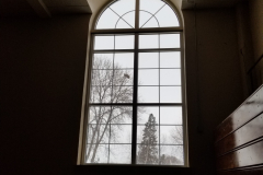 1st Floor Gymnasium - East Section (looking north toward window with bleachers on right)