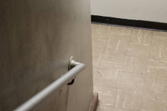 Steps to under steps storage - looking south