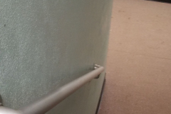 Steps to under steps storage - looking southwest