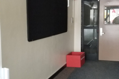 Looking north from playground south entrance