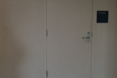 Looking west at 3rd floor utility room