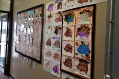 Looking northwest by gym/cafeteria