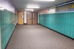 2nd Floor (looking west toward door (L) leading to 3rd floor)