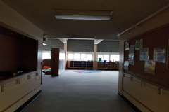 215 / Media Center (view north toward Media Center)