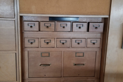 215 / Media Center (card catalogs & file cabinets on south wall)