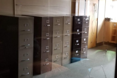2nd floor library storage room looking west