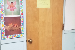 Leading to under steps storage - looking west