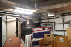 Under steps storage on south end of building