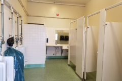 2nd Floor Restroom (looking east in boys' bathroom)