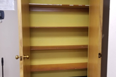 214 (closet on west wall)