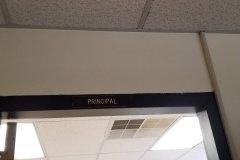 Looking north into 214 office