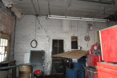 Looking south in the shop