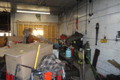 Looking west toward back room