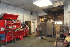 Looking southwest toward office