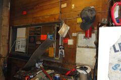 Looking south toward office