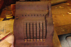 Antique adding machine