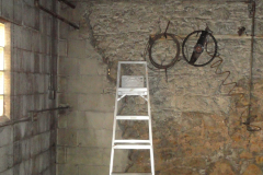 Looking north toward back room