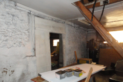 Looking southwest in back room