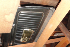 Car door inside panel in loft