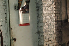 Bathroom, accessible from south wall