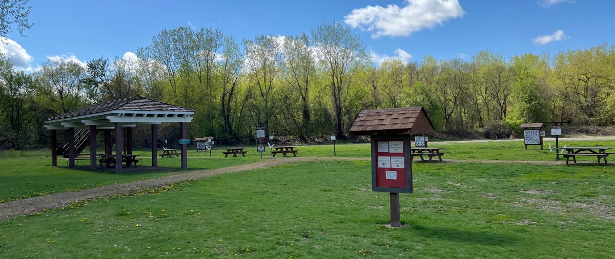 Archery range, former Riverside Park (May 2024)